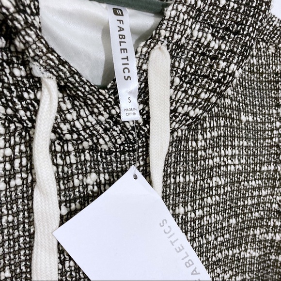 Fabletics Yukon Effortlessly Cozy Gray Marled Mini Sweater Dress Size S NWT - Picture 7 of 15